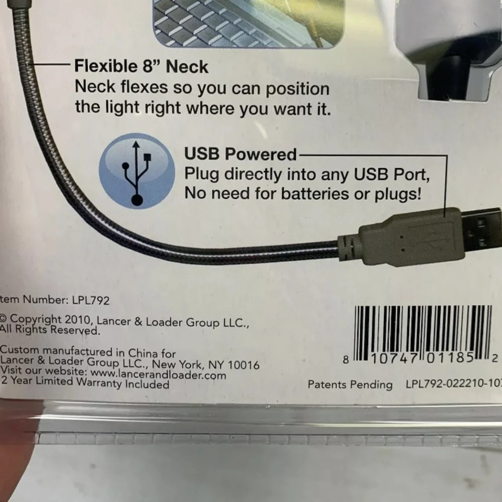 rite lite USB Operated LED Computer Light 8" Neck - Picture 7 of 8